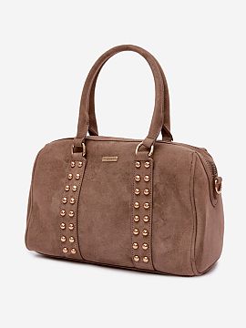 Poşetă de zi Step in style  Geanta mare de damă tip servieta din piele ecologică de catifea este un accesoriu elegant și practic pentru femeile care apreciază stilu