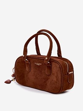 Poşetă de zi Step in style  Geanta mica de damă tip servietă din piele ecologică de catifea este un accesoriu la modă și elegant, ideal pentru ziua de zi și pentr