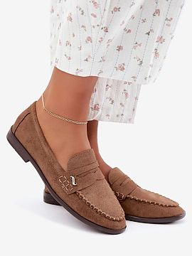 Mocasini Step in style  Mocasini damă din piele ecologică sunt un model clasic într-o croială confortabilă și plată, perfect pentru ținutele de zi cu zi. Fi