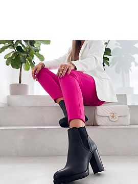 Botine cu toc Solea