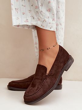 Loafers Step in style  Mocasini pentru femei din piele ecologică sunt o propunere clasică care se va potrivi în multe stilizări de zi cu zi. Finisajul moale di