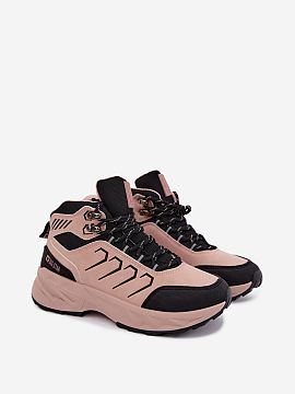 Bocanci trekking Step in style  Pantofi de trekking Big Star. Modelul este realizat din piele ecologică completată cu inserții din material textil, ceea ce face ca într