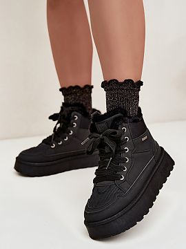 Moon boots Step in style  Bocanci de zăpadă pentru femei de la Big Star sunt un model practic și confortabil creat pentru zilele reci de iarnă. Partea superioară