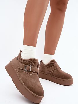 Moon boots Step in style  Puneți accent pe confortul de iarnă într-o ambalare elegantă cu bocanci de zăpadă de la marca Big Star. Realizați din piele căptuși