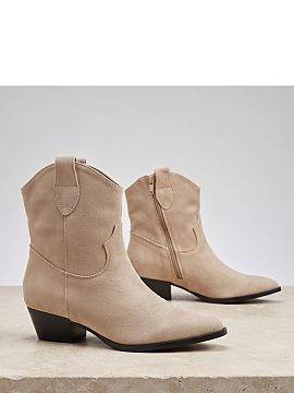 Botine cu toc Solea  Botinele pentru femei în stil cowboy sunt o propunere universală pentru iubitoarele de accesorii moderne și atemporale. Realizate din pie
