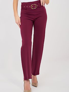 Pantaloni de damă Rue Paris  Pantaloni eleganți de damă tip straight leg sunt o piesă vestimentară atemporală, perfectă pentru muncă, zi de zi și pentru ocazii m