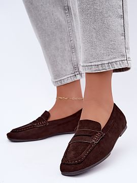 Mocasini Step in style  Mocasini damă plați realizați din piele ecologică sunt un model clasic cu un design atemporal. Finisajul moale din piele de catifea le c
