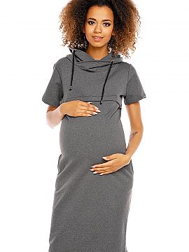 Rochii maternitate PeeKaBoo  Rochie funcțională pentru femeile însărcinate și cele care alăptează. Sub panoul orizontal al pieptului sunt ascunse fermoare pentru 