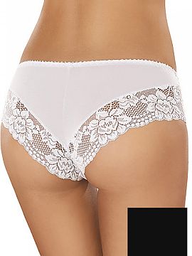 Pantaloni scurţi Gabidar  Pantaloni scurți senzaționali pentru femei, din bumbac, de culoare neagră. Picioarele sunt finisate cu o dantelă impresionantă.  Partea