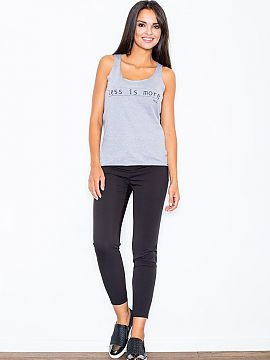 Pantaloni de damă Figl  Pantaloni țigaretă eleganți, lungime 7/8. Croială clasică, foarte feminină, pentru orice ocazie. Pantalonii sunt disponibili în mai m