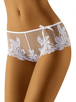 Pantaloni scurţi Wolbar   Corturi scurte tentante.
 - realizat din tul brodat
 - model sub formă de frunze de toamnă
 - partea din față este decorată cu o fu
