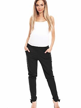 Pantaloni de maternitate PeeKaBoo  Pantaloni de trening de maternitate largi. Picioare decorate cu fundițe.
 Compoziție:  .
 Picioare: 95% bumbac, 5% elastan .