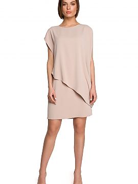 Rochie de zi Stylove  Această rochie are o listă nesfârșită de beneficii. Croială dreaptă confortabilă și lungime ușor deasupra genunchiului. În plus, 