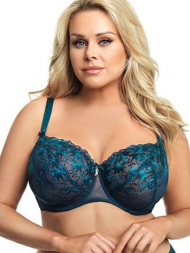 Soft Gorsenia Lingerie  Nuanțele întunecate de verde sunt incredibil de la modă în acest moment, așa că nu suntem surprinși că a apărut și în Gorsenia. R