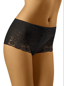 Pantaloni scurţi Wolbar  Lenjerie intimă elegantă din linia eco, de la Wol-bar. Propunerea privind țesătura dublă din față, care constă în tricotaje netede 