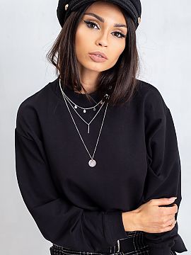 Bluză BFG  Hanorac de damă cu mânecă lungă din bumbac, cu guler cu guler înalt. Fabricat din material de înaltă calitate, plăcut la atingere ș