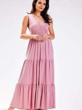 Rochie de zi awama  Rochie lejeră din vâscoză naturală, plăcută la atingere. Se potrivește de minune la mers. Croiala supradimensionată o face să se po