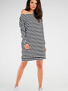 Rochie de zi Infinite You  Rochie lejeră cu mâneci lungi. Extrem de plăcut la atingere, materialul asigură o purtare confortabilă pe tot parcursul zilei. Conceput