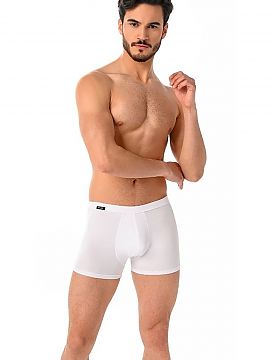 boxeri Teyli  Boxeri pentru bărbați în alb ca zăpada. Materialul boxerilor este de înaltă calitate, cu adaos de fir de lycra elastic, plăcut la ati