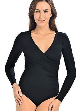 Corset Teyli  Body pentru femei, negru. Este confecționat din viscoză de înaltă calitate, aerisită și plăcută la atingere, cu un adaos de fir de L