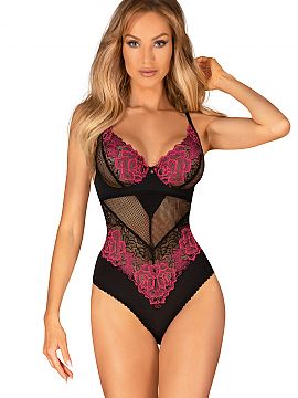 Corset Obsessive  Te gândești de mult timp să-ți cumperi lenjerie intimă care să îmbine armonios energia seducătoare și bunul gust? Frumosul body Ros